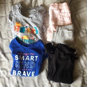 18 Month Bundle - 3 pants & 3 shirts